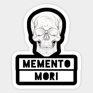 Memento Mori Skull Symbolic Trope Sticker